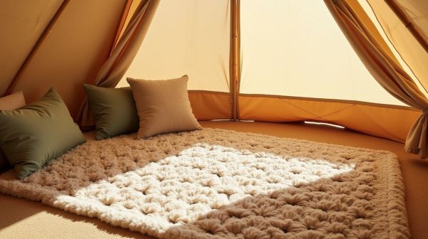 Choisissez le tapis idéal pour un tipi confortable