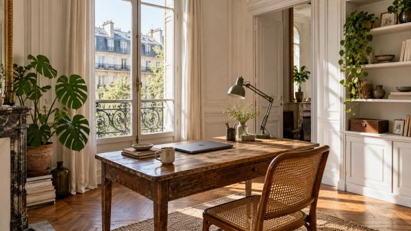 Créer un bureau à domicile élégant sans se ruiner