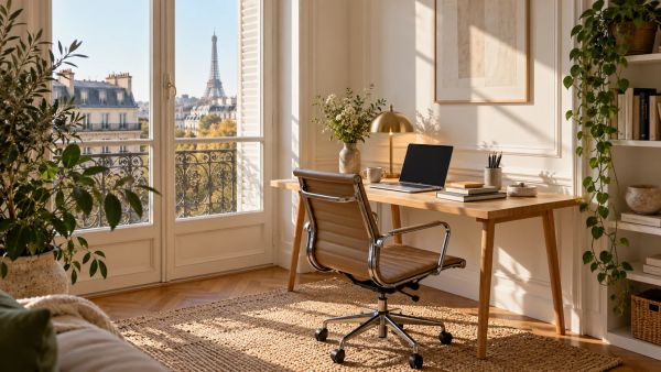 Créer un bureau à domicile élégant sans se ruiner