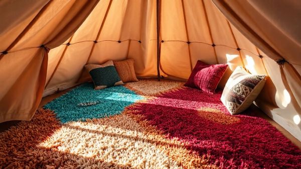 Les meilleurs tapis pour rendre votre tipi accueillant