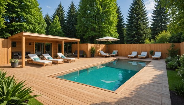 Piscine en bois et bien-être : créer un espace de détente ultime